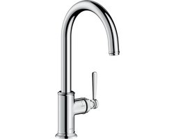 Axor Montreux - Eéngreeps keukenkraan met uittrekbare vuistdouche, chroom 16581000