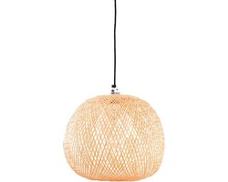 Ay Illuminate - Plum Small - Hanglamp - Bamboe - Naturel - Ø34 H:31