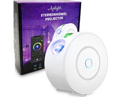 Aynlights® Slimme Sterren projector [Orgineel]- Wit - Met Bluetooth - inclusief ADAPTER - Galaxy lamp - 2 Jaar Garantie - Bediening via App, apparaat, Alexa en Google Home - Sterrenhemel - Star projector - Ruimtehemel - cadeau tip