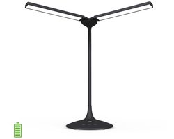 Aynlights® Ultradesk Bureaulamp – Draadloze LED bureaulamp – Dimbaar - 3 Lichtkleuren - UPGRADE 2026 VERSIE - oplaadbare daglichtlamp met batterij – ambacht/hobbyverlichting – in hoogte verstelbaar – zwart
