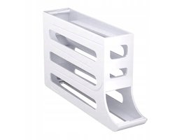 Azaris - Automatische Eierdispenser voor Koelkast - Eierrek voor 30 Eieren - 4 Lagen - Eierhouder Organizer