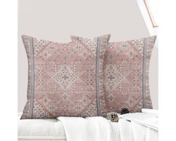Azomor® Set van twee decoratieve kussenhoezen in bohemian stijl voor elk interieur