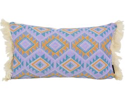 Aztec Purple Kussenhoes | 30 x 50 cm | Katoen/Linnen