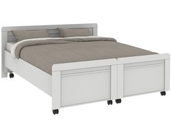 B Bright Bed Bienne Tradi uitrijdbaar - 160 x 210 cm - alpine wit