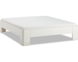 B Bright Fresh 400 Bed 160 x 210 cm - Bedframe Wit - Bedombouw - Instaphoogte: 40cm - Tweepersoonsbedden