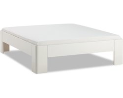B Bright Fresh 450 Bed 140 x 200 cm - Bedframe Wit - Bedombouw - Instaphoogte: 45cm - Tweepersoonsbedden