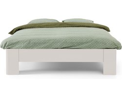 B Bright Fresh 500 Bed 160 x 200 cm - Bedframe Wit - Bedombouw - Instaphoogte: 50cm - Tweepersoonsbedden