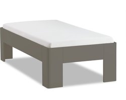 B Bright Fresh 500 Bed 90x220cm - Bedframe Antraciet - Eenpersoonsbedden - Instaphoogte: 50cm