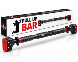 B-Physic Pull Up Bar Deur – Optrekstang Zonder Boren – Verstelbaar 72-100 cm – 200 kg – Home Gym Fitness