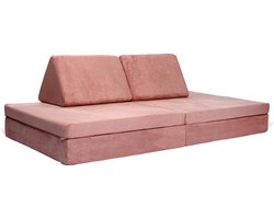 BAAAP Roze Speelgoedbank Play Couch Kinderbank Kinderstoel Kinderfauteuil - Kinderzetel Bankje - Kinderspeelgoed, Kindersofa & Slaapbank