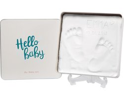 Baby Art Magix Box - Doosje met gipsafdruk - Vierkant - Wit