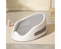 Baby Bad Zitje - Stoel - Baby - Bad - Ondersteuning - Zitje - Douche - Grijs - Anti Slip