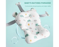 Baby badkussen - Baby badzitje - Bad kussen - Baby bad accessoires - Baby Badmatras - Veiligheid baby kussen voor bad - vriligheidskussen voor in bad - Zachte babykussen