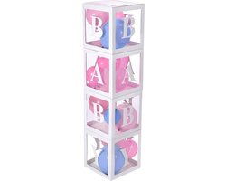 BABY Ballonnen Box (Wit)