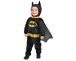 Baby Batman Kostuum Overall voor Halloween en Feestjes - 2-3 Jaar
