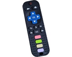 Baby Bijtspeeltje Afstandbediening Zwart - Bijtring - Peuter - Kind - Kids - Cadeau - Sinterklaas - BPA vrij - Schoencadeau