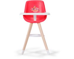 BABY born Hoge kinderstoel in Scandinavisch design met tafel en accessoires voor poppen van 36 cm en 43 cm