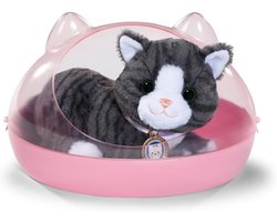 BABY born knuffelkat Cookie met geluid en kattenmand - interactief speelgoed