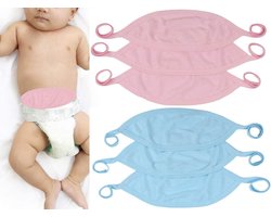 Baby Buikband - Navelband Baby - Gevoelige Buik Beschermen - Volledige Dekking - One Size - Roze/Blauw