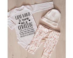 Baby cadeau geboorte meisje jongen set met tekst aanstaande zwanger kledingset pasgeboren unisex Bodysuit |  babykleding Huispakje | Kraamkado | Gift Set babyset kraamcadeau pakje babygeschenk babygeschenkset kraampakket