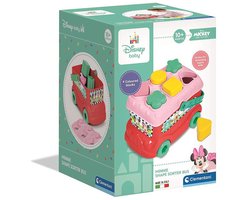 Baby Clementoni – Minnie Mouse Vormenbus – Blokkendoos – Babyspeelgoed – Blokken voor Baby vanaf 10 maanden