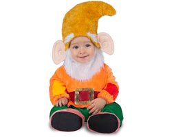 Baby Dwergenkostuum - Baby Kostuum Dwerg - Verkleden Baby - Inclusief Baard - 24-36 Maanden - Multicolor