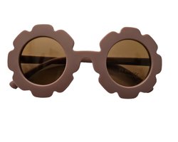 Baby- en kinder zonnebril UV400 bloem - Oudroze