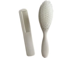 Baby Haarkam en Haarborstel set Wit - Baby Verzorgingsset - Baby Kam - Baby Borstel - Jongens en Meisjes