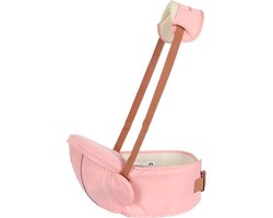 Baby Heupdrager met Schouderband – Roze – Heupsteun voor Baby en Peuter – Draagtas tegen Rugklachten – Kind Hip Seat Carrier