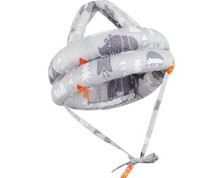 Baby Hoofdbeschermer - Veiligheidshelm met Hoofdkussen - Voor Peuters en Baby's bij Leren Lopen - Zacht, Lichtgewicht en Verstelbaar - Grijs