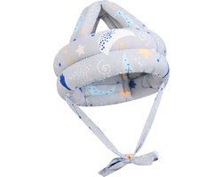 Baby Hoofdbeschermer - Veiligheidshelm met Hoofdkussen - Voor Peuters en Baby's bij Leren Lopen - Zacht, Lichtgewicht en Verstelbaar - Hemel