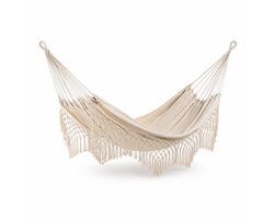 Baby Mix katoenen hangmat 200x150 cm blauw - Tuinhangmat