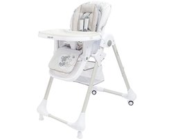 Baby Mix - Kinderstoel - Verstelbare Zitpositie - Afneembaar Eetblad - Veiligheidsgordel met Wielen - Comfortabel Design - Eetstoel - Babystoel - Peuterstoel - Meegroei Kinderstoel - Kinderenstoel