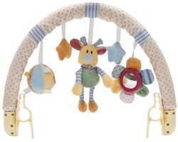 Baby Mix kinderwagen trapeze met pluche speeltjes - Babygym