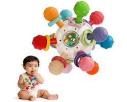 Baby Montessori Sensorisch Speelgoed voor 0-6 6-12 Maanden, Baby Bijtring Speelgoed voor Baby's 0 3 6 9 12 18 Maanden, Pasgeboren Baby Leerontwikkelingsspeelgoed Cadeaus voor 1-2 Jaar Oude Jongens Meisjes