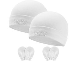 Baby Muts en Sjaal - Kinderaccessoires - Warmte en comfort - Zachte katoenmix - Unisex Baby - Niet gespecificeerd