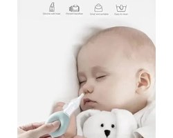 Baby Neusreiniger / Neuszuiger - Handmatige Neusdouche voor Baby’s & Kinderen - Groen