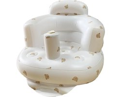 Baby opblaasstoel - Kinder stoel - Baby 2025 - Comfortabel zitje met rugsteun en ingebouwde pomp - Perfect voor vakantie en thuis