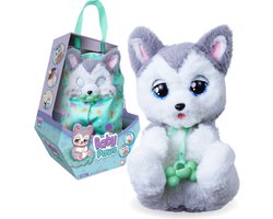 Baby Paws hondje Husky - Interactieve pluchen knuffel