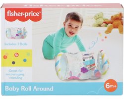Baby Roller - Kinderspeelgoed - Baby Speelgoed - Baby Roller - Baby Speelgoed 0 jaar - Fisher Kinderspeelgoed 1 jaar - Kinderspeelgoed 2 jaar - Kinderspeelgoed 3 jaar - Fisher Price Speelgoed - Fisher Price Little People - Baby speelgoed 6 maanden