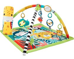 Baby Speelkleed Met Boog - Babyspeelgoed 0 Jaar - Kinderspeelgoed 1 Jaar - Speelmat - Babygym - Groen