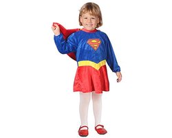 Baby Supergirl Kostuum voor Carnaval en Feestjes (1-2 Jaar)