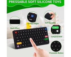 Baby Toetsenbord speelgoed - Yippiez baby bijtring - silicone bijtspeelgoed - sint en kerst - kraamcadeau - kerstcadeau - kraam - baby - peuter - dreumes - tanden - tandjes