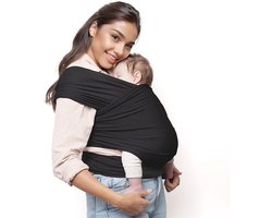 Baby Wrap Carrier - Black - The Original Baby and Newborn Sling, perfect for babies and babies up to 20kg
