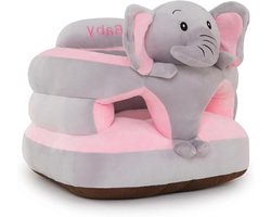 Baby Zitstoel - Olifant Stoeltje - Baby Leren Zitten - 360 Graden Ondersteuning - 40 x 39 x 185 cm