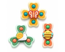 Baby Zuignap Spinners - Sensorisch Speelgoed - 3 Stuks