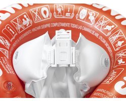 Baby Zwemband | ZWEMTRAINER | SWIMTRAINER "Classic" rood (3 maanden tot 4 jaar) Nu met SWIMTRAINER handpomp!  (Keurmerken: CE-TüV-EN13138-1:2014)