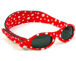 BabyBanz - Zonnebril -  0-2 jaar - Rode stippen