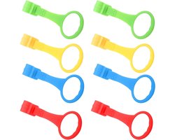 Babybed Ringen Set van 8 - Ringen voor Babybed en Box - Grote Ringen voor Evenwichtstraining - Ideaal voor Sta-op Hulp.