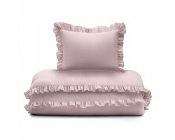 Babybeddengo met ruche 100x135 cm, 2-delig, 100% katoen